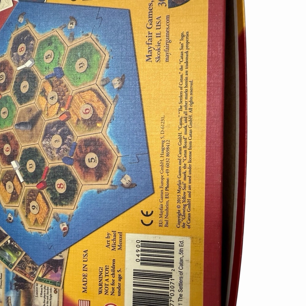 Settlers of Catan Board Game Klaus Teuber Not Complete Parts Pieces - Picture 7 of 7
